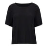 KAOS Blusa con profilo in raso BLACK Donna 