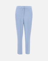 KAOS Pantaloni capri stretch Light Blue Donna 