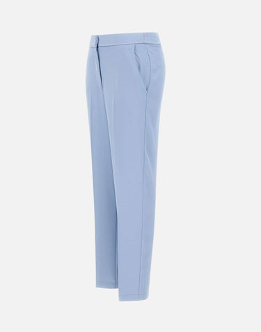 KAOS Pantaloni capri stretch Light Blue Donna 
