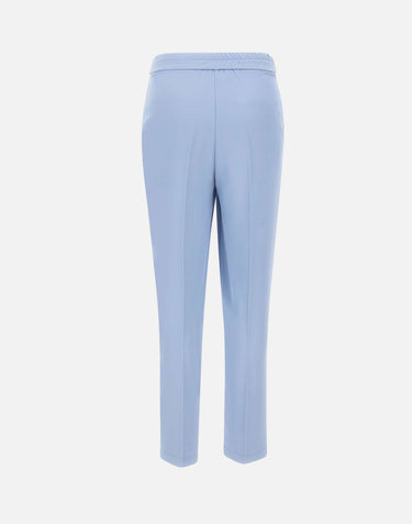 KAOS Pantaloni capri stretch Light Blue Donna 
