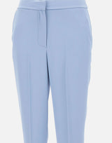 KAOS Pantaloni capri stretch Light Blue Donna 