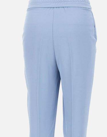 KAOS Pantaloni capri stretch Light Blue Donna 