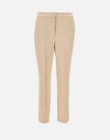 KAOS Pantaloni capri stretch BEIGE Donna 