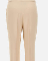 KAOS Pantaloni capri stretch BEIGE Donna 