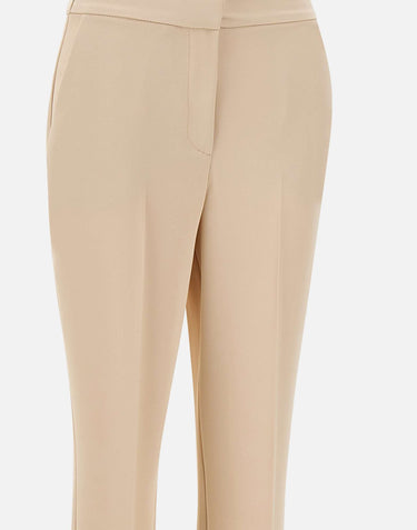 KAOS Pantaloni capri stretch BEIGE Donna 