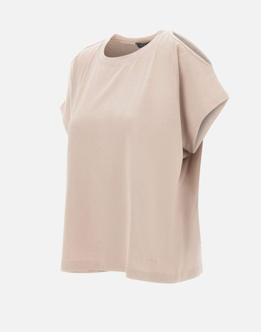 KAOS T-shirt con spalle scoperte BEIGE Donna 