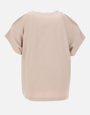 KAOS T-shirt con spalle scoperte BEIGE Donna 