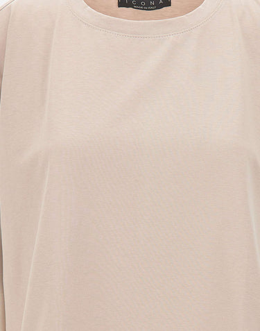 KAOS T-shirt con spalle scoperte BEIGE Donna 