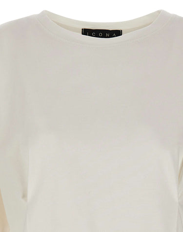 KAOS T-shirt in cotone WHITE Donna 