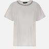 KAOS T-shirt con dettaglio gioiello WHITE Donna 