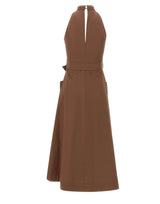 KAOS Abito chemisier in cotone BROWN Donna 