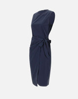 Abito in cotone con nodo SP5LE030 3000 KAOS 