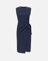 KAOS Abito in cotone con nodo BLUE Donna 