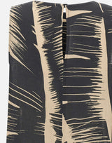 KAOS Top in misto lino BEIGE Donna 