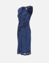 KAOS Abito midi con motivo jacquard BLUE Donna 
