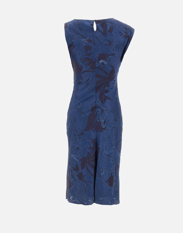 KAOS Abito midi con motivo jacquard BLUE Donna 