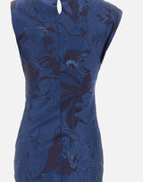 KAOS Abito midi con motivo jacquard BLUE Donna 