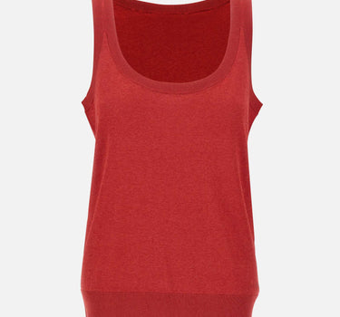 KAOS Top smanicato in maglia RED Donna 