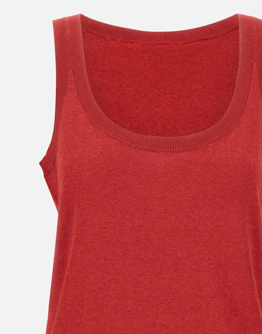 KAOS Top smanicato in maglia RED Donna 