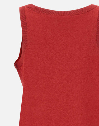 KAOS Top smanicato in maglia RED Donna 