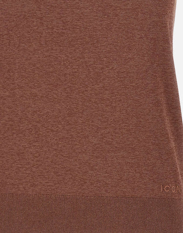 Top smanicato in maglia SP5NT001 6022 KAOS 