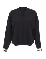 KAOS Felpa in misto viscosa BLACK Donna 