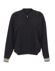 KAOS Felpa in misto viscosa BLACK Donna 