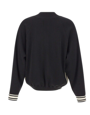 KAOS Felpa in misto viscosa BLACK Donna 