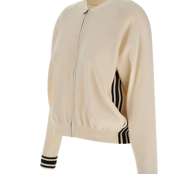 KAOS Felpa in misto viscosa WHITE Donna 