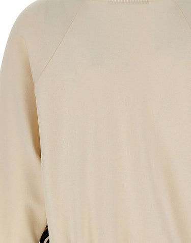 KAOS Felpa in misto viscosa WHITE Donna 