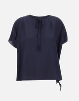 Blusa in misto viscosa e seta SP5NT025 3000 KAOS 