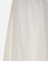 KAOS Gonna midi con ricamo WHITE Donna 