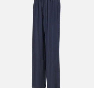 KAOS Pantaloni ampi in viscosa BLUE Donna 