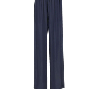 KAOS Pantaloni ampi in viscosa BLUE Donna 