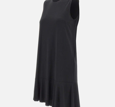 KAOS Abito svasato in misto viscosa BLACK Donna 