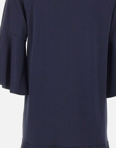 KAOS Abito svasato in misto viscosa BLUE Donna 