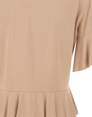 KAOS Top con volant BEIGE Donna 