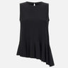 KAOS Blusa smanicata in misto viscosa BLACK Donna 