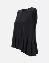 KAOS Blusa smanicata in misto viscosa BLACK Donna 
