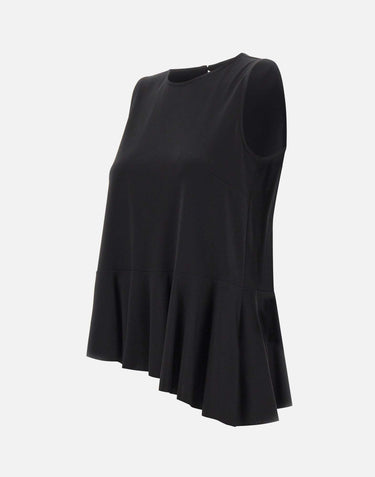 KAOS Blusa smanicata in misto viscosa BLACK Donna 