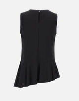 KAOS Blusa smanicata in misto viscosa BLACK Donna 