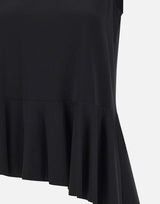 KAOS Blusa smanicata in misto viscosa BLACK Donna 