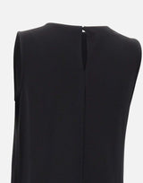 KAOS Blusa smanicata in misto viscosa BLACK Donna 