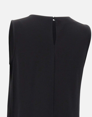 KAOS Blusa smanicata in misto viscosa BLACK Donna 