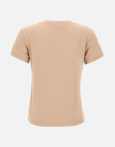 KAOS T-shirt in viscosa BEIGE Donna 