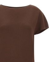 KAOS Abito corto in maglia BROWN Donna 