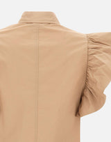 KAOS Camicia con volant BROWN Donna 