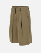 KAOS Bermuda in cotone GREEN Donna 