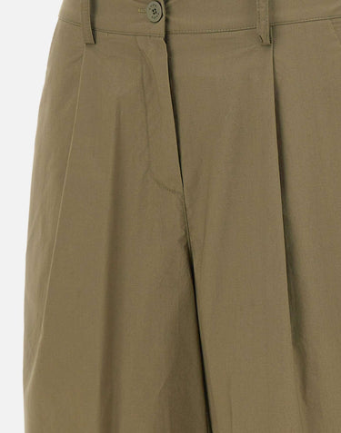 KAOS Bermuda in cotone GREEN Donna 