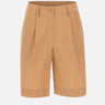 KAOS Bermuda in cotone BROWN Donna 